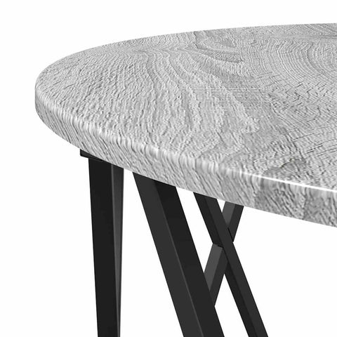 vidaXL Grey Sonoma Coffee Table 80x80x42 cm Made from Engineered Wood