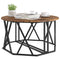 vidaXL Coffee Table - Vintage Style, 80x80x42 cm, Made of Engineered Wood
