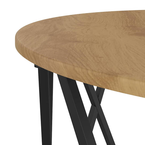 vidaXL Coffee Table Artisan Oak 31.5x31.5x16.5 inches Made from Engineered Wood