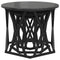 vidaXL Nesting Side Tables 3 pcs Black Oak Engineered Wood