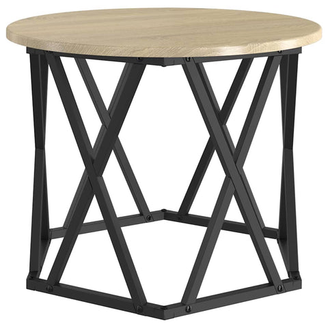 vidaXL Nesting Side Table 3 pcs Sonoma oak 53 x 53 x 40 cm