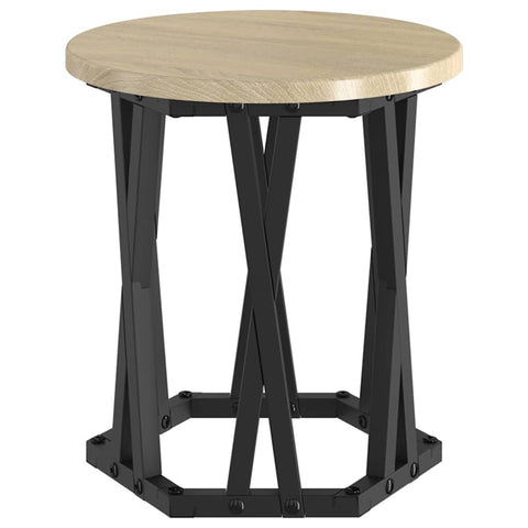 vidaXL Nesting Side Table 3 pcs Sonoma oak 53 x 53 x 40 cm