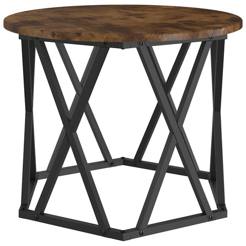 vidaXL Nesting Side Table 3 pcs Smoked oak 53 x 53 x 40 cm