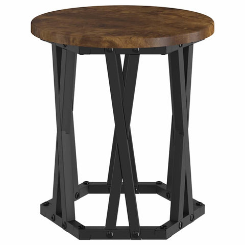 vidaXL Nesting Side Table 3 pcs Smoked oak 53 x 53 x 40 cm