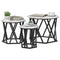 vidaXL Nesting Side Tables 3 pcs Grey Sonoma Engineered Wood