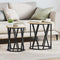 vidaXL Side Tables 2 pcs Sonoma Oak Engineered Wood