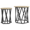vidaXL Side Tables 2 pcs Sonoma Oak Engineered Wood