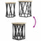 vidaXL Side Tables 2 pcs Sonoma Oak Engineered Wood