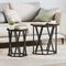 vidaXL Side Tables 2 pcs Smoked Oak Engineered Wood