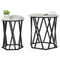 vidaXL Side Tables 2 pcs Grey Sonoma Engineered Wood