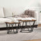 vidaXL 2 Piece Side Table Set Smoked Oak Engineered Wood