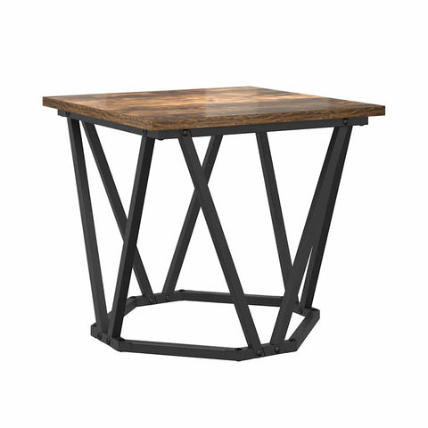 vidaXL Side Table Set 2 pcs Smoked oak 50 x 50 x 40 cm
