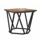 vidaXL 2 Piece Side Table Set Smoked Oak Engineered Wood