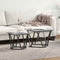 vidaXL 2 Piece Side Table Set Grey Sonoma Engineered Wood