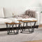 vidaXL Side Tables 2 pcs Old Wood Engineered Wood