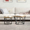 vidaXL Side Table Set 2 pcs Artisan oak 50 x 50 x 40 cm