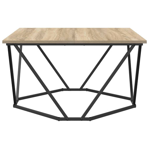 vidaXL Coffee Table Sonoma Oak 80x80x45 cm Engineered Wood