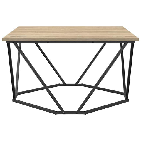 vidaXL Coffee Table Sonoma Oak 80x80x45 cm Engineered Wood