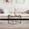 vidaXL Coffee Table Smoked Oak 80x80x45 cm Engineered Wood