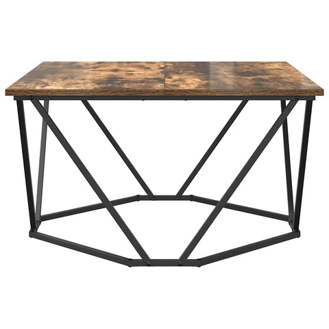 vidaXL Coffee Table Smoked oak 80 x 80 x 45 cm