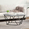 vidaXL Coffee Table Grey Sonoma 80x80x45 cm Engineered Wood