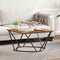 vidaXL Coffee Table Old Wood 80x80x45 cm Engineered Wood