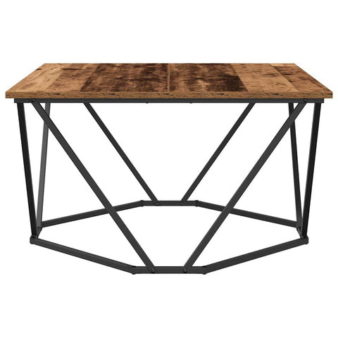 vidaXL Coffee Table Old Wood 80x80x45 cm Engineered Wood