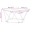 vidaXL Coffee Table Old Wood 80x80x45 cm Engineered Wood