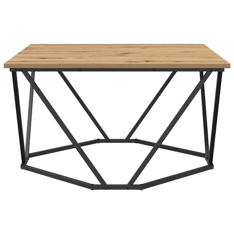 vidaXL Coffee Table Artisan Oak 80x80x45 cm Engineered Wood
