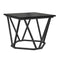 vidaXL Coffee Table 3 pcs Black oak 50 x 50 x 40 cm