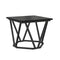 vidaXL Coffee Table 3 pcs Black oak 50 x 50 x 40 cm