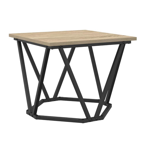 vidaXL Coffee Table 3 pcs Sonoma oak 50 x 50 x 40 cm