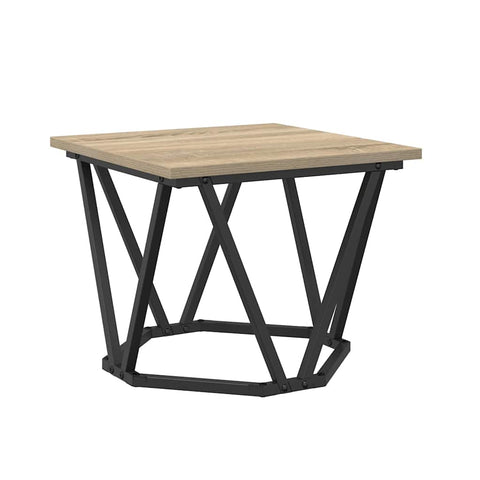 vidaXL Coffee Table 3 pcs Sonoma oak 50 x 50 x 40 cm