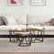 vidaXL Coffee Table 3 pcs Old wood 50 x 50 x 40 cm