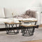 vidaXL Coffee Table 3 pcs Artisan oak 50 x 50 x 40 cm