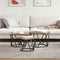 vidaXL Coffee Table 3 pcs Artisan oak 50 x 50 x 40 cm