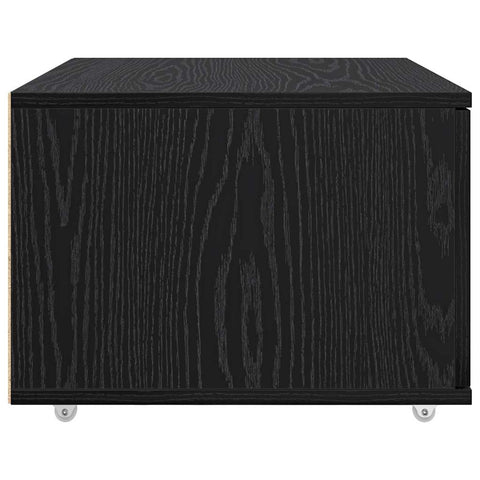 vidaXL Drawer Cabinet Black 55 x 45 x 33.5 cm Engineered wood