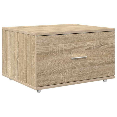 vidaXL Drawer Cabinet Brown 55 x 45 x 33.5 cm Engineered wood