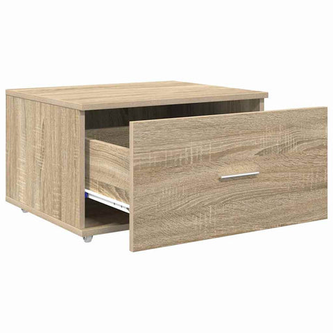 vidaXL Drawer Cabinet Brown 55 x 45 x 33.5 cm Engineered wood
