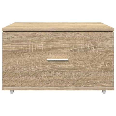 vidaXL Drawer Cabinet Brown 55 x 45 x 33.5 cm Engineered wood