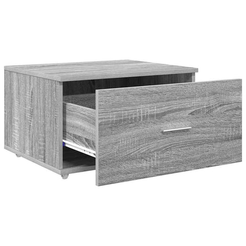 vidaXL Drawer Cabinet Grey 55 x 45 x 33.5 cm Engineered wood