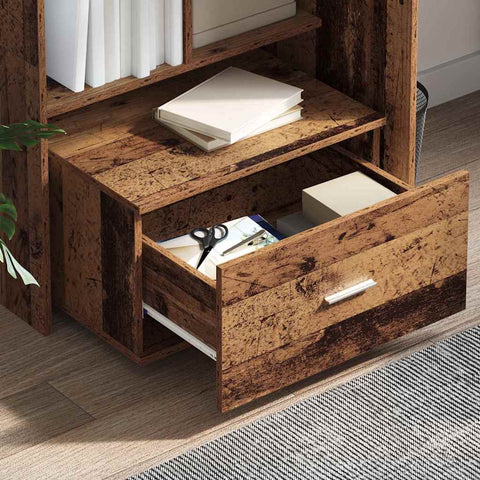 vidaXL Drawer Cabinet Brown 55 x 45 x 33.5 cm Engineered wood