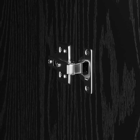 vidaXL Highboard Black oak 35 x 39 x 168 cm Engineered wood