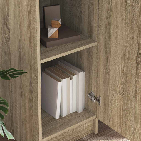 vidaXL Highboard Sonoma oak 35 x 39 x 168 cm Engineered wood