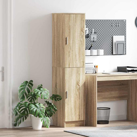 vidaXL Highboard Sonoma oak 35 x 39 x 168 cm Engineered wood