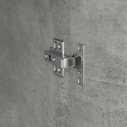 vidaXL Highboard Concrete grey 35 x 39 x 168 cm Engineered wood