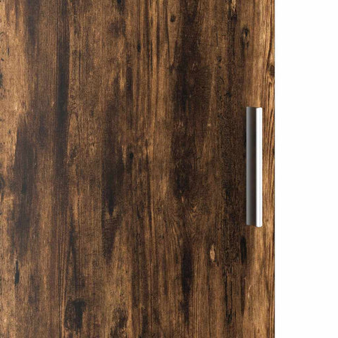 vidaXL Highboard Smoked oak 35 x 39 x 168 cm Engineered wood