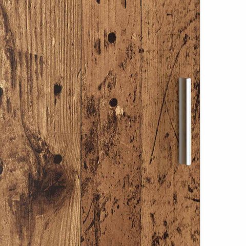 vidaXL Highboard Old wood 35 x 39 x 168 cm Engineered wood