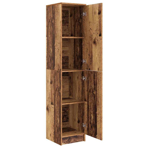 vidaXL Highboard Old wood 35 x 39 x 168 cm Engineered wood