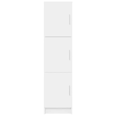 vidaXL White Sideboard White MDF Wood Medium White Sideboard